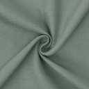 OVZME Sage Green Light Filtering Curtains 14 Inches Length 2 Panels, Semi Sheer Extra Long Window Shades Solid Faux Linen Textured Decor with Rod Pocket, 60Wx14L Inch