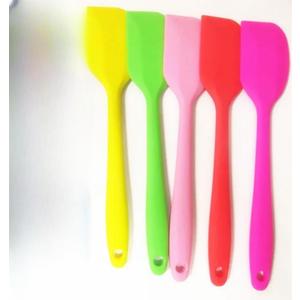 Silicone Spatula Set, 8.5 inch, Heat Resistant, Non-Stick, 5 assorted Rainbow Colors, BPA Free