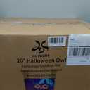 Halloween Decorations Outside Lighted Owl - HOYECHI Outdoor Halloween Decor Owl 1.66FT, Light Up 3D Owl with 50 LED Lights, Ground Stakes, Extension Cord, for Front Yard Porch Gardens Lawns Party