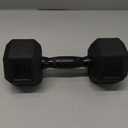 CAP Barbell 20 LB Coated Hex Dumbbell Weight with Black Handle
