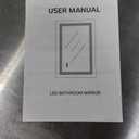 LED Mirror for Bathroom, 40x32 Inch Backlit + Front Lighted Bathroom Vanity Mirror with Lights for Wall, Double Light Strips, 3 Colors, Shatter-Proof, Anti-Fog and Brightness Memory