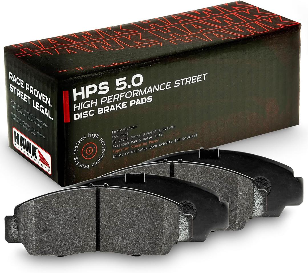 Hawk Performance HB766B.624 HPS 5.0 Street Brake Pads (Black)