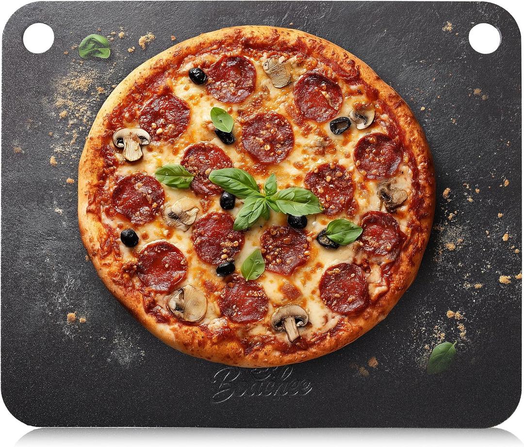 Pizza Steel XL 16"x13.4" – Heavy-Duty Baking Steel for Oven & Grill, Pizza Stone Alternative for Crispy Crust, Faster Heat Transfer, Professional Pizza Baking Sheet