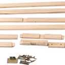 Srliya 59.1in Wooden Easel, Stable Durable Art Easel for Painting Drawing Exhibition, Ideal for Artists and Students, Suitable for Yellow Pine, 150cm