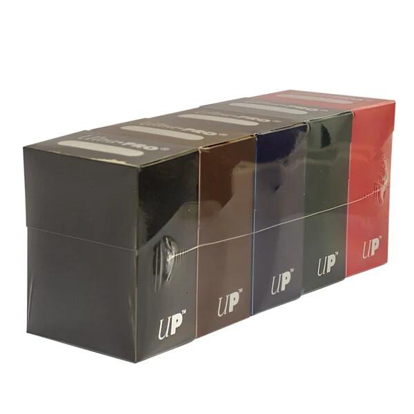 Ultra Pro - Deck Boxes Set of 5 (COLOR PACK) Perfect for Storing & Protecting Pro Magic, Pokemon & YuGiOh Cards, Great for Collectible Cards