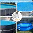 Surface Float Skimmer,No Installation Required, no Adjustable Bracket Required,Comes with 10 Filter Socks, Special Note: Skimmer Rate not exceeding 1100 GPH(Turquoise) (20.5 INCH)