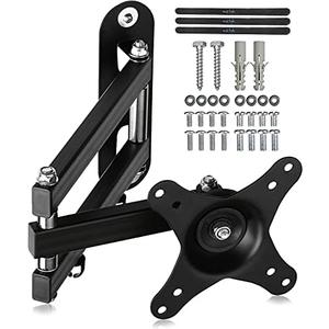 Suptek TV Wall Mount Swivel Tilt Rotation Full Motion Adjustable Articulating for Most 15-32 inch LED, LCD Monitor Wall Mount VESA 75,100 (MA2720)