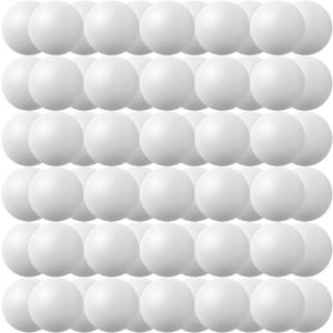 40MM Ping Pong Balls, 50 or 80 Pack Assorted Colored Plastic Balls for Beer Pong, Arts and Craft