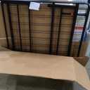 Amazon Basics Foldable Metal Platform Bed Frame with Tool Free Setup, 14 Inches High, Sturdy Steel Frame, No Box Spring Needed, Twin XL, Black