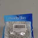 1 Yard Pearl Trim Chain String Silver Applique Fringe Ribbon Strips Beads Sewing Dress DIY Party Wedding Bouquet for Decoration Bridal Costume Embellishment