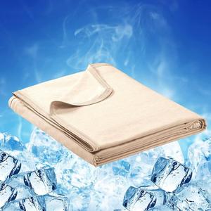 LUXEAR Cooling Blanket for Hot Sleepers Night Sweats Queen Size Cool Summer Blanket 79 X 86in Japanese Q-Max>0.5 Arc-Chill Cooling Fiber Keep Adults/Children Cool Soft Breathable All-Season-Beige
