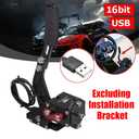CNRAQR PC Racing Game USB Handbrake for 16Bit SIM for Racing Games, Compatible with G27 G29 G923 T500 T300 Simulate Linear Handbrake-Excluding Installation Bracket(Only PC System)