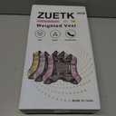 Weighted Vest, 6lb/8lb/12lb/16lb/20lb/25lb/30lb Weight Vest with Reflective Stripe, Weighted Vest for Men Women Workout Equipment for Strength Training, Running, Jogging, Fitness, Weight Loss (PU-Silver)