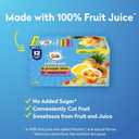 Dole Pineapple Tidbits and Tropical Fruit in 100% Juice Variety Pack - Dole Fruit Bowls Snacks - 4 oz Bowls - 12 Pack
