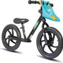 JOYSTAR 12/14 Inch Kids Balance Bike for 18months-5 Years Old Boys Girls, Lightweight Toddler Balance Bikes with Footrest and Handlebar Basket or Doll Seat (Black)
