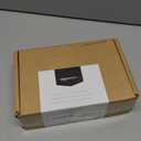 Amazon Basics Easy Installation Straight Door Lever, Passage, Fits Doors 1-3/4 in, Satin Nickel, 6-Pack