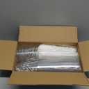 AOZITA 16 oz Plastic Cups with Lids and Straws, 50 Pack, Disposable Iced Coffee Cups with Lids, Clear Cups with Lids for Cold Drinks, Iced Tea, Milkshakes, Smoothies - Durable & BPA Free