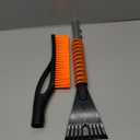 PLACHIDAY Snow Brush & Ice Scraper, 27 Inch, Ice Scrapers for Car Windshield, Detachable Snow Removal Tool with Ergonomic Foam Grip for Cars Trucks Suvs (Heavy Duty Abs, PVC Brush)