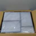 Potahouse 5 Pack Stackable Shoe Storage Boxes Clear Plastic Shoe Organizer for Closet Sneaker Boxes with Lids Under Bed Shoe Storage Containers For Entryway Closet Floor Black