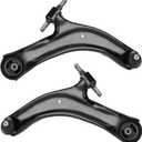 Front Lower Control Arms w/Ball Joint Suspension Kit Fit for Nissan Rogue 2008-2013 Nissan Rogue Select 2014-2015 MS30194 MS30195-2pcs