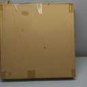 Extra Large Round Ottoman Coffee Table Tray, 22" Big Kitchen Serving Trays for Huge Ottoman Counter Giant Decorative Organizer, Huge Wood Serveware Tray with Built-in Handle for Big Job