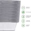 100-Pack Blackstone Grease Cup Liners, Aluminum Foil Drip Pan Liners Disposable for 17" 22" 28" 36" Blackstone Griddle Accessories Drip Tray Holder Grill Rear Grease Catcher Cup Liners