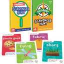 LotFancy Scavenger Hunt Games for Kids, 88 Task Cards, Jumbo Size, Fun Outdoor Indoor Activities Toy, Card Games for Family Game Night, Camping, Party, Gifts for Ages 2+