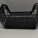 4 Pcs Stackable Wire Baskets for Pantry Organizers and Storage,Vegetable Fruit Basket for Countertop,Kitchen Storage Metal Baskets,Produce Potato Onion Storage Bin,Black