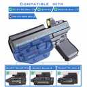 IWB Kydex Holster for Glock 19 19X 23 32 44 45 MOS Gen 3/4/5 with Olight Baldr S/Baldr Mini Tactical Flashlight, RMR Red Dot Optic Cut, Inside Waistband Concealed Carry, Right Hand