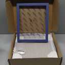 wyooxoo 8x10 Picture Frames Set of 4 Dark Blue Made of Solid Wood Photo Frames Colorful Frame with HD Plexiglass, Wall or Tabletop Display