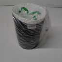 Small Bathroom Trash Can 1.8 Gallon Wastebasket Recycling Bin for Bedroom Office Kitchen, Black White, 2 Pack