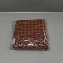 VHC Brands Classic Country Primitive Kitchen Window Curtains-Check Red Scalloped Tier Pair, L24 x W36, Burgundy