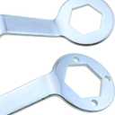 3 x heyous 36/38mm Double Ended Hexagon Socket Nut Metal Spanner Washing Machine Clutch Repair Installation and Removal Tool