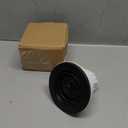 Serene Valley 3-1/2 inch Kitchen Sink Strainer Assembly with Stopper for Matching Color of Granite or Fireclay Sinks (Black)