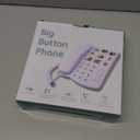 Big Button Phone for Seniors, Corded Landline Telephone with Handsfree Function and 9 Groups of Memory, One-Touch Dialling,Suitable People with Vision Disorders/Hearing Damage (EX-LD-858HF)