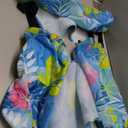 WERNNSAI Pool Chair Float - 2 Pack Inflatable Pool Float for Adults Green Plants Floating Pool Chair Lounge Adjustable Fabric Pool Float Hammock for Swimming Pool Beach Lake Summer