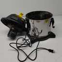 STANLEY 4 Gallon Wet Dry Vacuum, 4 Peak HP Stainless Steel 3 in 1 Shop Vacuum Blower with Powerful Suction, Vacuum for Job Site, Garage, Basement, Workshop, Top Handle, Portable Wet Dry Vac SL18301-4B