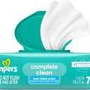 Pampers Baby Wipes, Complete Clean Baby Fresh Scented Wipe, Gently Cleans Head to Toe, 72 Total (1 Flip-Top Packs)