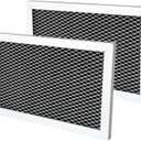 2 Pack Microwave Charcoal Filter Fit for GE JVM3160DF8BB, JVM3160DF8CC, JVM3160DF8WW, JVM3160RF8SS, JVM1540SM1SS, JVM1540SM2SS Microwave Replacement Part