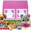 4 Piece Family Pack- Bunny Family- Super Soft Little Plush Characters, perfect for little hands- Kid-Friendly, Materials