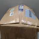 Bedfolks Calming Donut Dog Bed for Extra Large Dogs, 45 Inch Round Plush Bed with Non-Slip Bottom (Dark Grey, Extra Large)