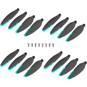 16 Pcs Propellers for S159 Drone Mini Propellers, Propellers Replacements Low-Noise and Quick-Release Blades Props, s159 Drone Part Accessories