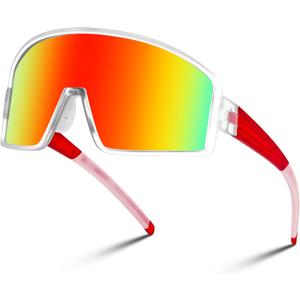 FEISEDY Polarized Sports Sunglasses for Men Women Youth Cycling Glasses Baseball Softball Sunglasses B2368