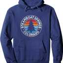 Steamboat Springs Colorado CO Vintage Graphic Retro 70s Pullover Hoodie, S