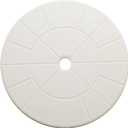 Swimming Pool Skimmer Cover Debris Canister Deck Lid 9 1/8" Inch Skimmer Valve Replacement Lid (White)