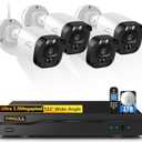 Full HD 5MP Definition Wired Security Camera System Outdoor Home Video Surveillance Cameras CCTV Camera Security System Outside Surveillance Video Indoor