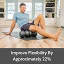 Rollga Foam Roller PRO - High Density Foam Roller for Back Pain Relief, Deep Tissue Massage & Muscle Recovery. Physical Therapy Exercise Tool for Neck, Back, Legs, & Feet. Yoga & Pilates Roller