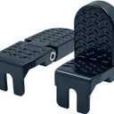 LOOEEL 1 Pair 10MM U Slot Bicycle Rear Pedals Folding Rear Seat Footrest Pedals Cycling Accessories for Mountain Bike, Folding Bicycle