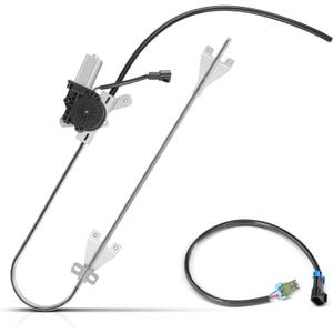 A-Premium Power Window Regulator with Motor Compatible with Kenworth T700 11-15 T2000 03-11 Peterbilt 386 387 2006-2009 Front Right Passenger Side
