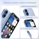 Fake Phone Dummy Prop Phone, Decoy Phone Pear Play Phone Non-Working Phone 17, Display Phone Look Like Real Phone 17 (Blue), Normal Size